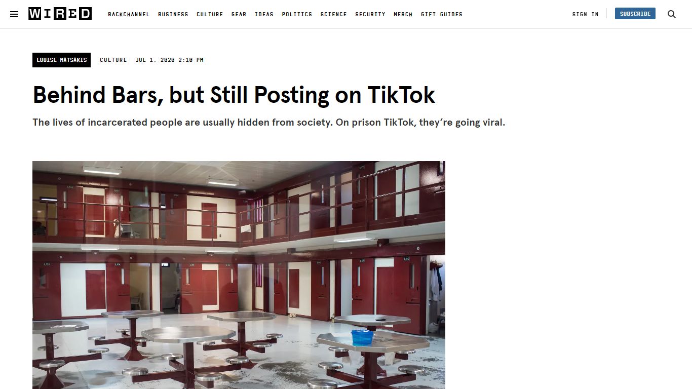 Behind Bars, but Still Posting on TikTok | WIRED