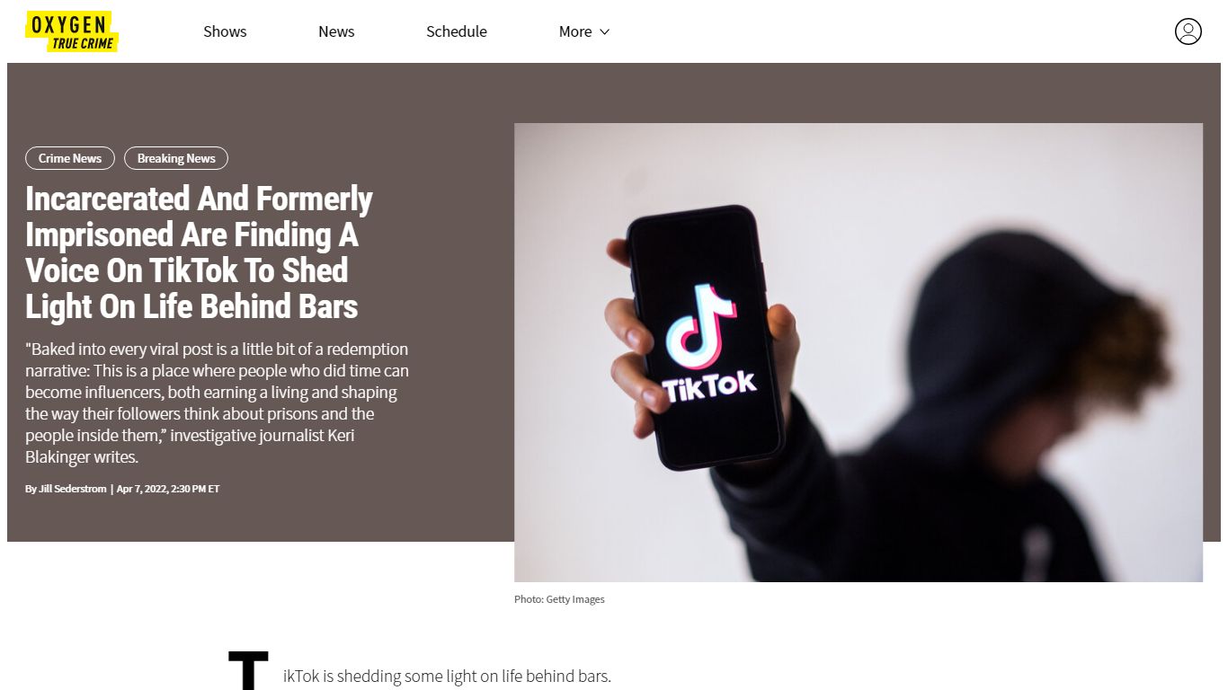 Incarcerated, Formerly Imprisoned Finding Voice On TikTok | Crime News